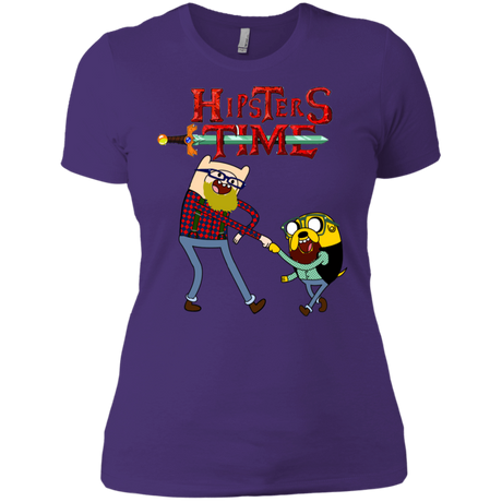 T-Shirts Purple Rush/ / X-Small Hipsters Time Women's Premium T-Shirt