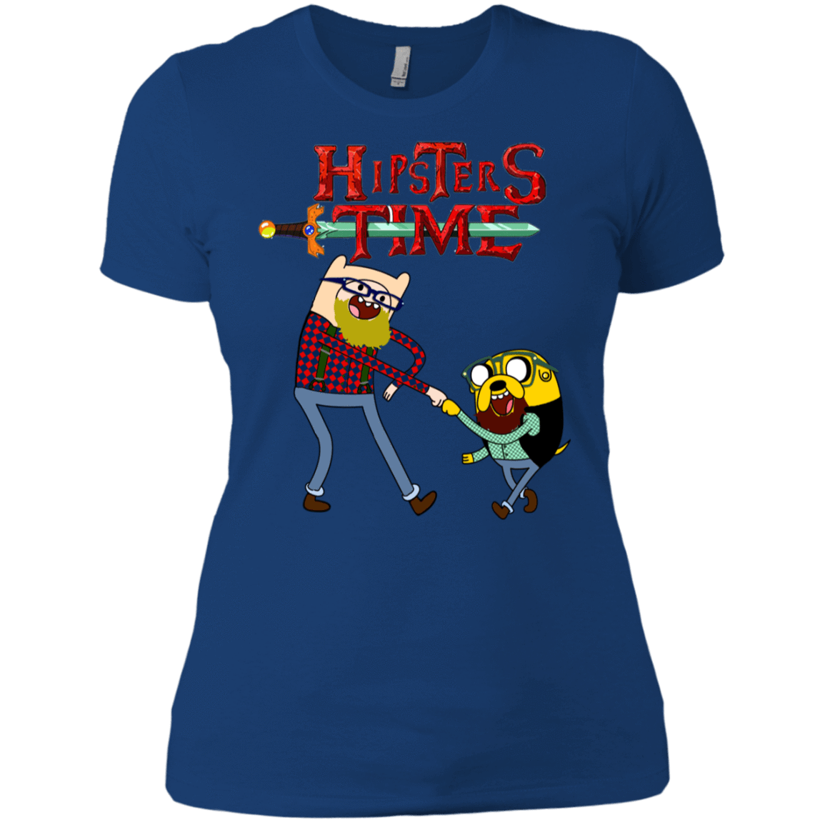 T-Shirts Royal / X-Small Hipsters Time Women's Premium T-Shirt