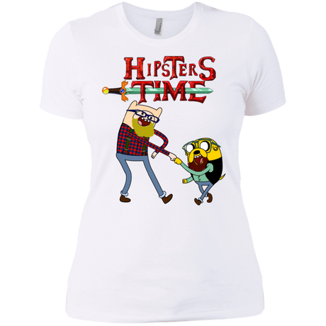 T-Shirts White / X-Small Hipsters Time Women's Premium T-Shirt