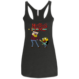 T-Shirts Vintage Black / X-Small Hipsters Time Women's Triblend Racerback Tank