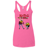 T-Shirts Vintage Pink / X-Small Hipsters Time Women's Triblend Racerback Tank