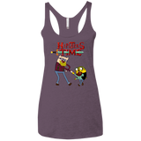 T-Shirts Vintage Purple / X-Small Hipsters Time Women's Triblend Racerback Tank