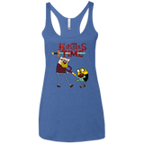 T-Shirts Vintage Royal / X-Small Hipsters Time Women's Triblend Racerback Tank