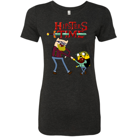 T-Shirts Vintage Black / S Hipsters Time Women's Triblend T-Shirt