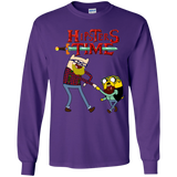 T-Shirts Purple / YS Hipsters Time Youth Long Sleeve T-Shirt