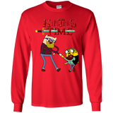 T-Shirts Red / YS Hipsters Time Youth Long Sleeve T-Shirt