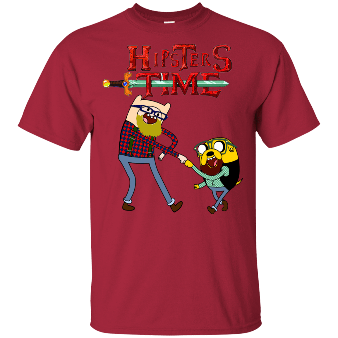 T-Shirts Cardinal / YXS Hipsters Time Youth T-Shirt