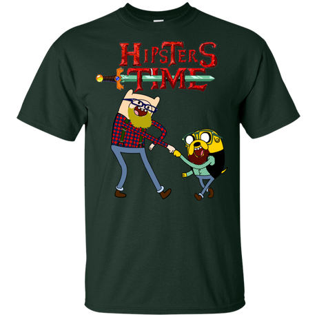 T-Shirts Forest / YXS Hipsters Time Youth T-Shirt