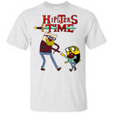 T-Shirts White / YXS Hipsters Time Youth T-Shirt