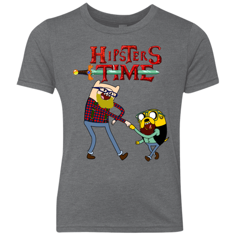 T-Shirts Premium Heather / YXS Hipsters Time Youth Triblend T-Shirt