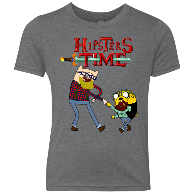 T-Shirts Premium Heather / YXS Hipsters Time Youth Triblend T-Shirt