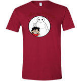 T-Shirts Cardinal Red / S Hiro and Baymax Men's Semi-Fitted Softstyle