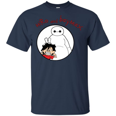 T-Shirts Navy / S Hiro and Baymax T-Shirt