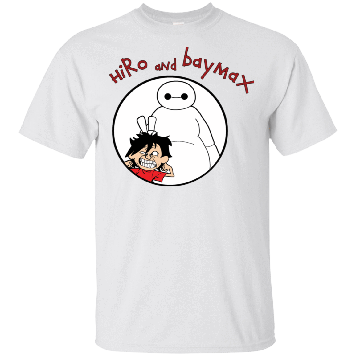 T-Shirts White / S Hiro and Baymax T-Shirt