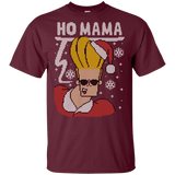 T-Shirts Maroon / YXS Ho Mama Youth T-Shirt