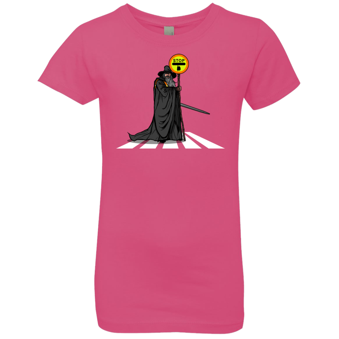 T-Shirts Hot Pink / YXS Hobbit Crossing Girls Premium T-Shirt