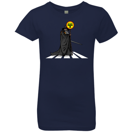 T-Shirts Midnight Navy / YXS Hobbit Crossing Girls Premium T-Shirt