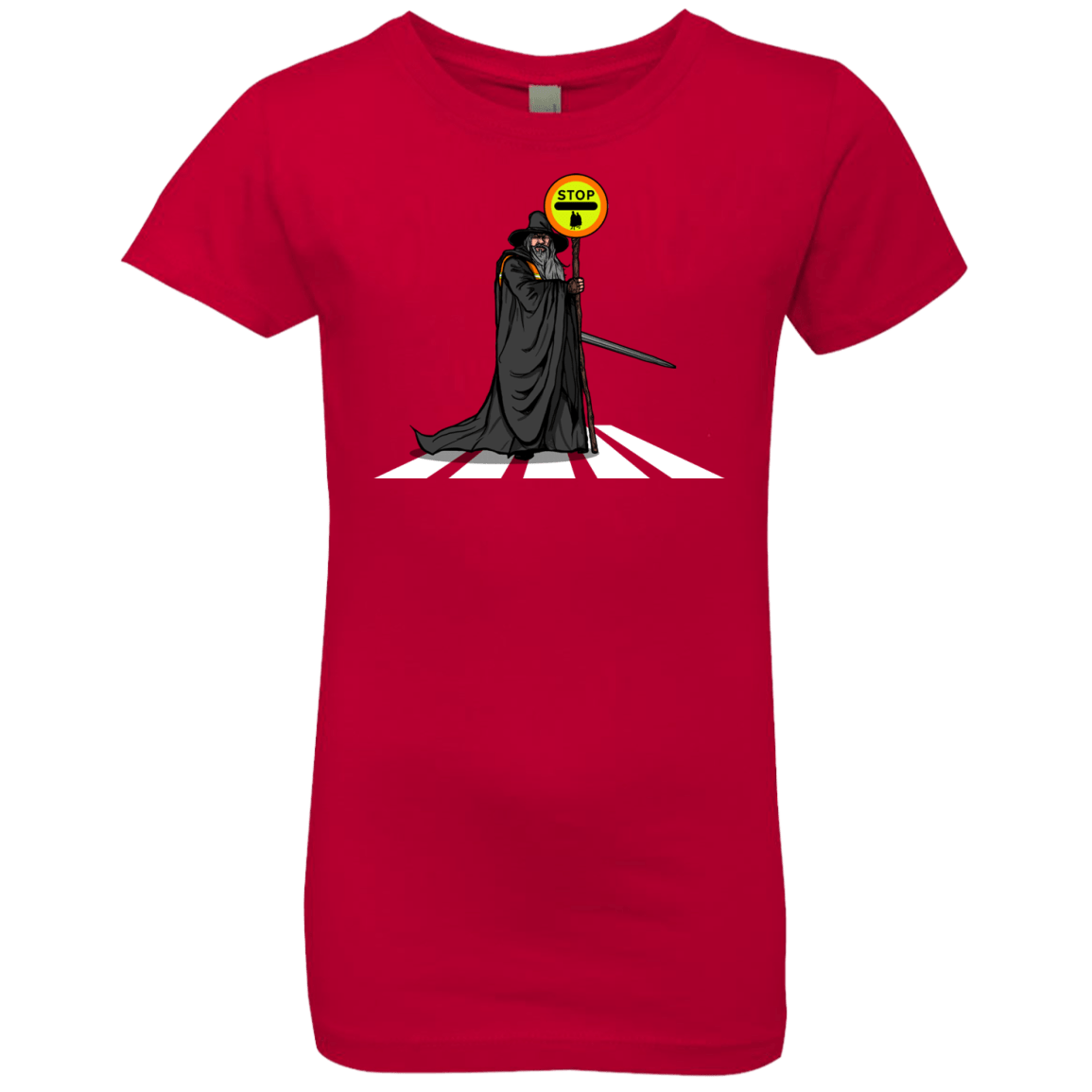 T-Shirts Red / YXS Hobbit Crossing Girls Premium T-Shirt