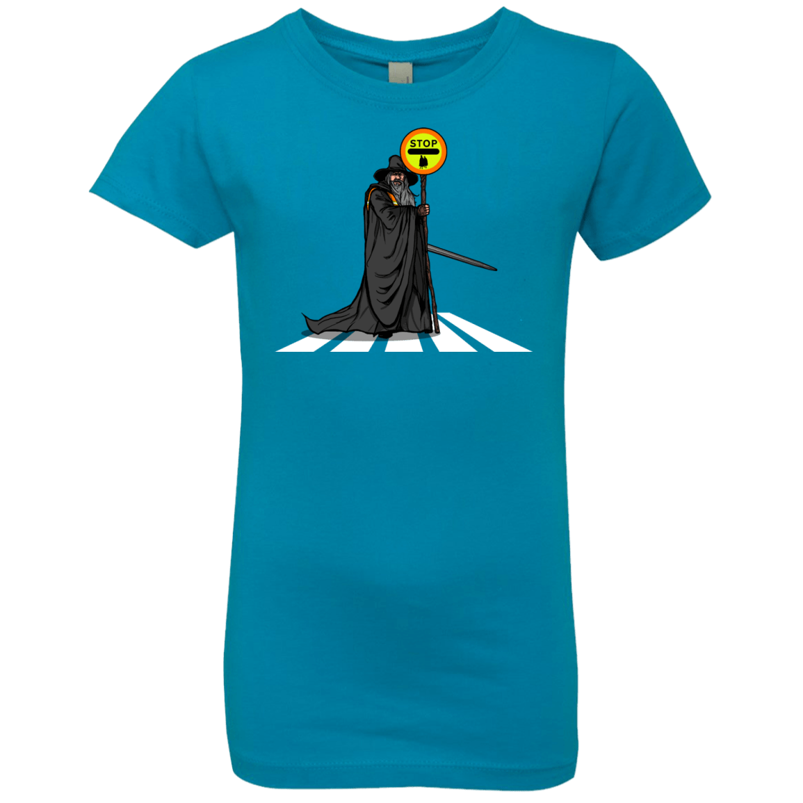 T-Shirts Turquoise / YXS Hobbit Crossing Girls Premium T-Shirt