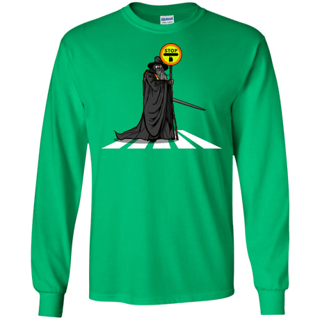 T-Shirts Irish Green / S Hobbit Crossing Men's Long Sleeve T-Shirt