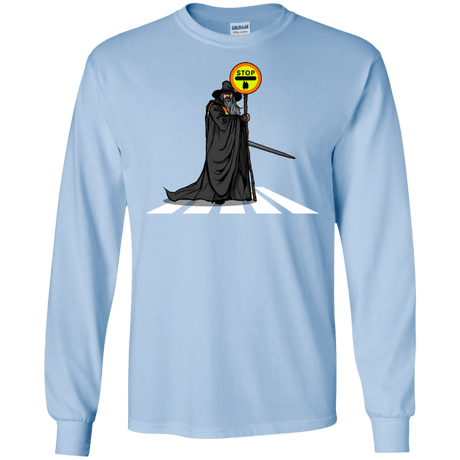 T-Shirts Light Blue / S Hobbit Crossing Men's Long Sleeve T-Shirt