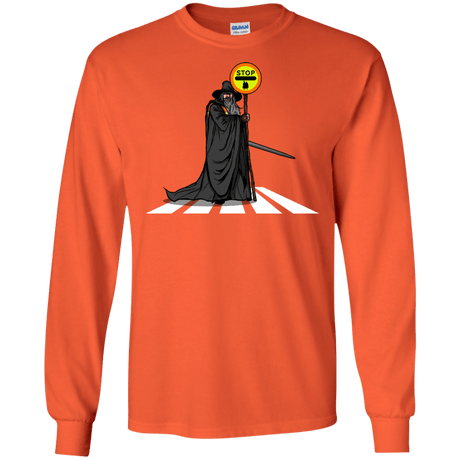 T-Shirts Orange / S Hobbit Crossing Men's Long Sleeve T-Shirt