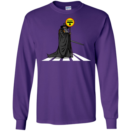 T-Shirts Purple / S Hobbit Crossing Men's Long Sleeve T-Shirt