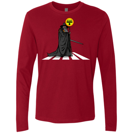 T-Shirts Cardinal / S Hobbit Crossing Men's Premium Long Sleeve