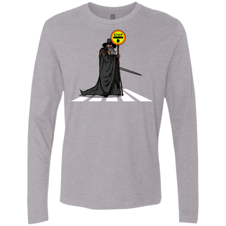 T-Shirts Heather Grey / S Hobbit Crossing Men's Premium Long Sleeve