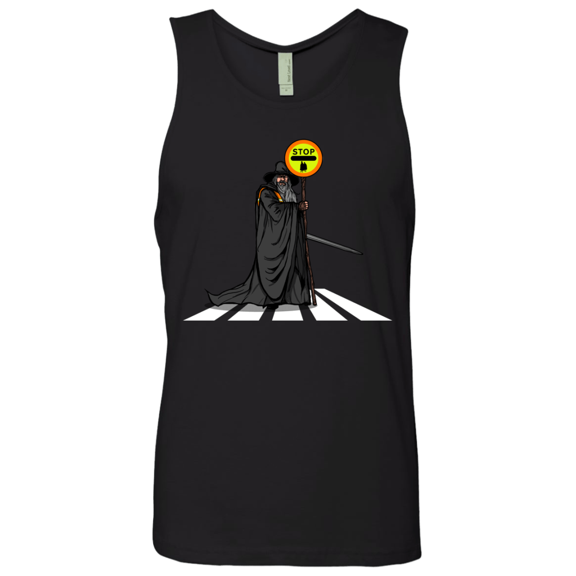 T-Shirts Black / S Hobbit Crossing Men's Premium Tank Top