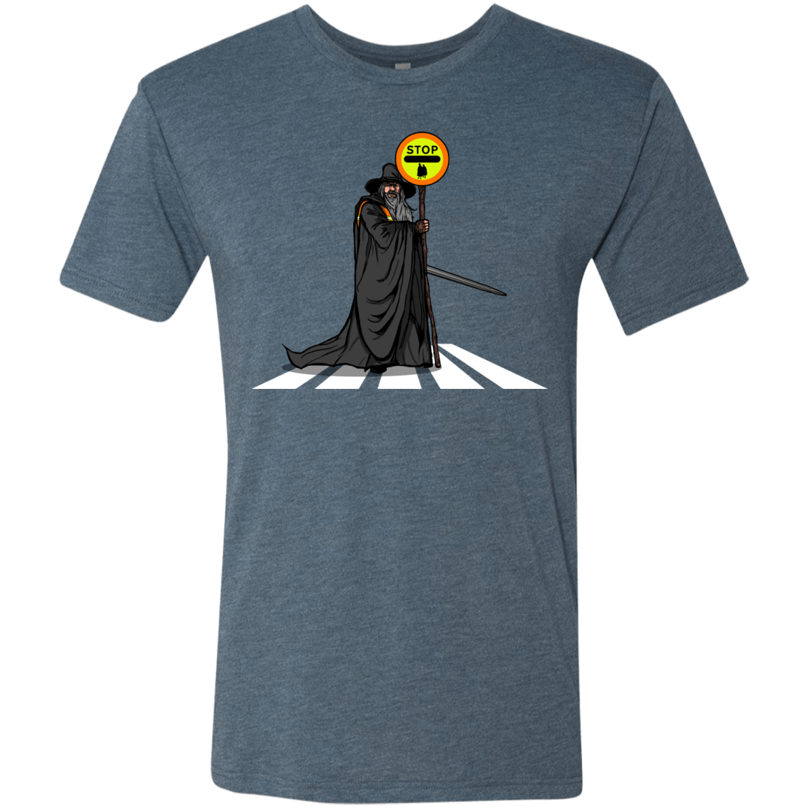 T-Shirts Indigo / S Hobbit Crossing Men's Triblend T-Shirt