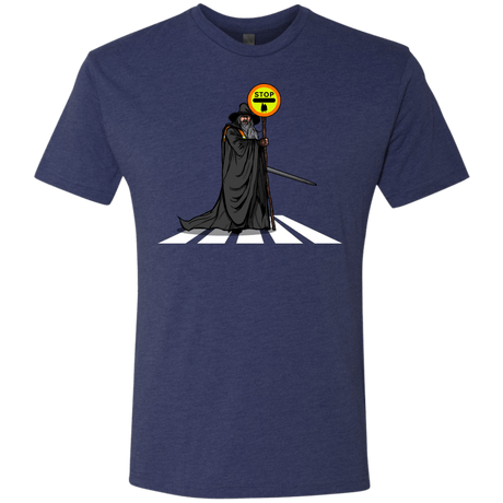 T-Shirts Vintage Navy / S Hobbit Crossing Men's Triblend T-Shirt