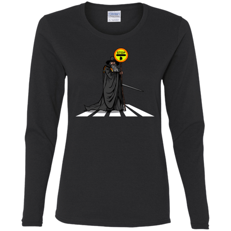 T-Shirts Black / S Hobbit Crossing Women's Long Sleeve T-Shirt