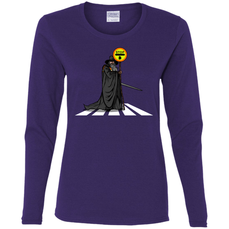 T-Shirts Purple / S Hobbit Crossing Women's Long Sleeve T-Shirt