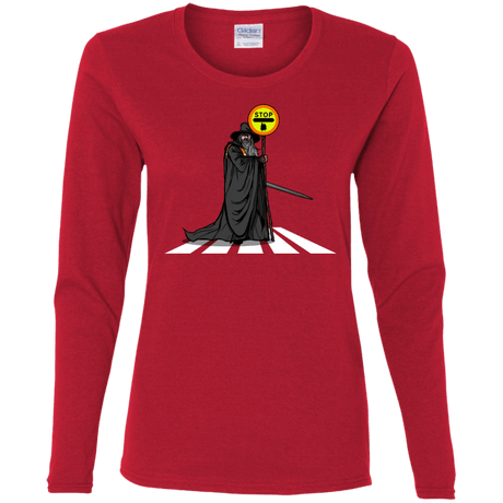 T-Shirts Red / S Hobbit Crossing Women's Long Sleeve T-Shirt