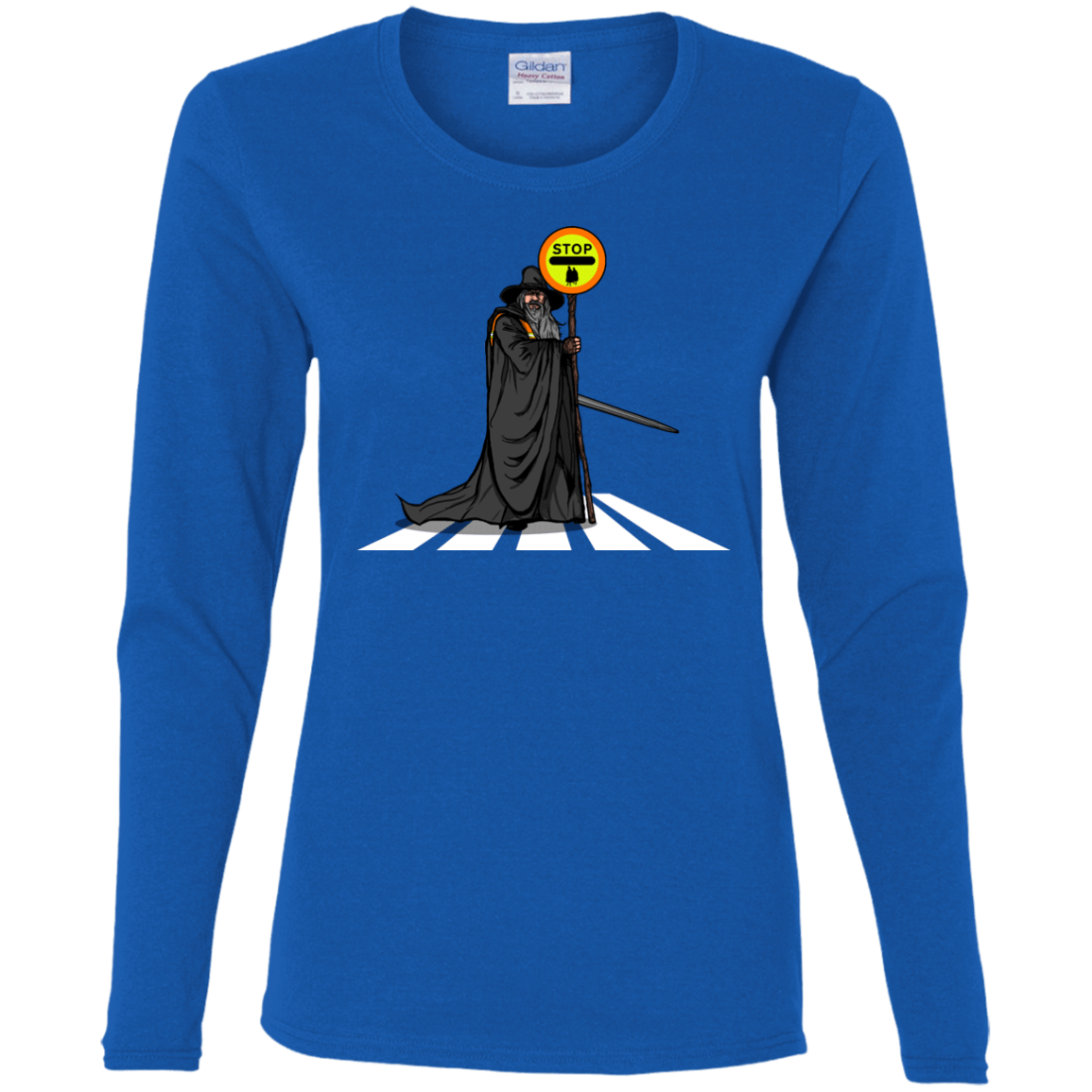 T-Shirts Royal / S Hobbit Crossing Women's Long Sleeve T-Shirt