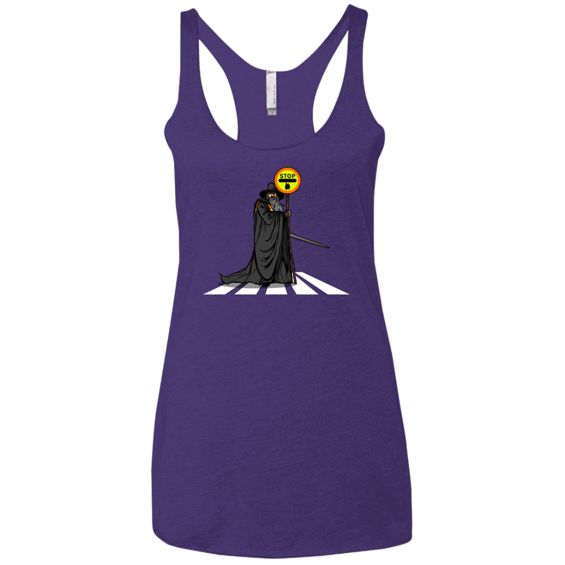 T-Shirts Purple Rush / X-Small Hobbit Crossing Women's Triblend Racerback Tank