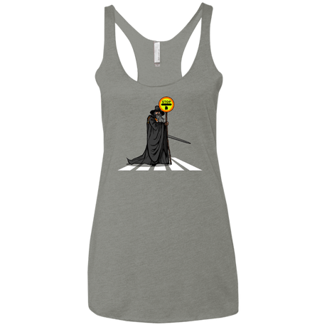 T-Shirts Venetian Grey / X-Small Hobbit Crossing Women's Triblend Racerback Tank
