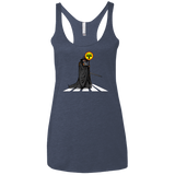 T-Shirts Vintage Navy / X-Small Hobbit Crossing Women's Triblend Racerback Tank