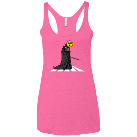 T-Shirts Vintage Pink / X-Small Hobbit Crossing Women's Triblend Racerback Tank