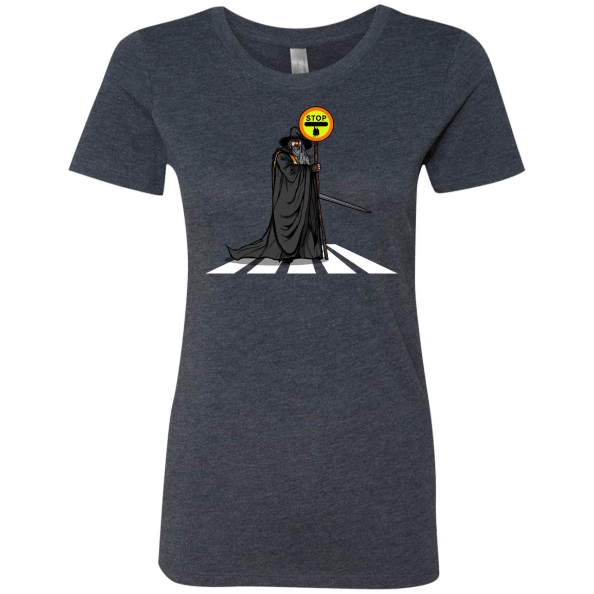 T-Shirts Vintage Navy / S Hobbit Crossing Women's Triblend T-Shirt