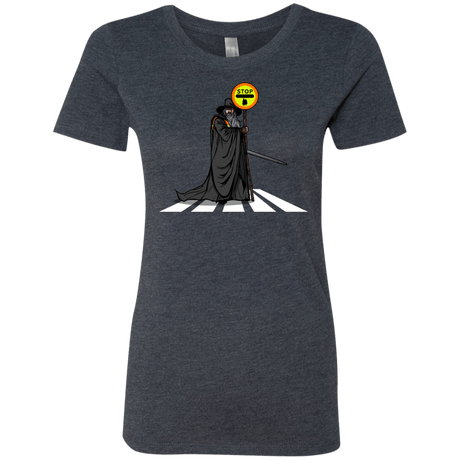 T-Shirts Vintage Navy / S Hobbit Crossing Women's Triblend T-Shirt