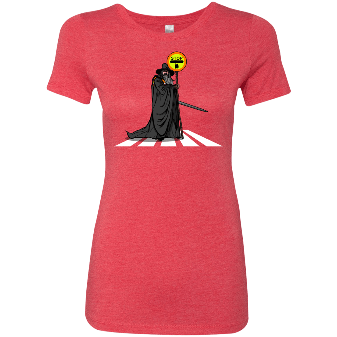 T-Shirts Vintage Red / S Hobbit Crossing Women's Triblend T-Shirt