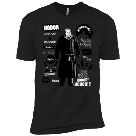 T-Shirts Black / YXS Hodor Famous Quotes Boys Premium T-Shirt