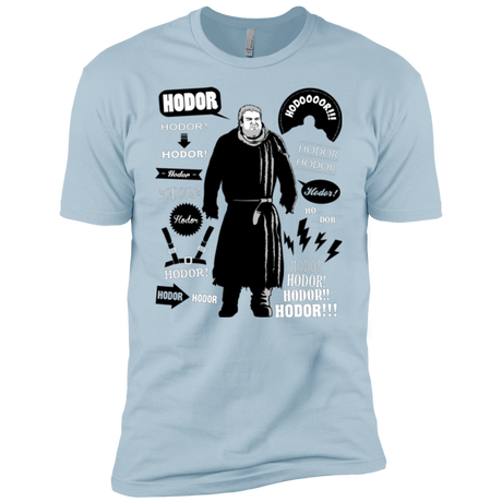T-Shirts Light Blue / YXS Hodor Famous Quotes Boys Premium T-Shirt