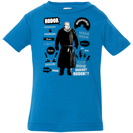 T-Shirts Cobalt / 6 Months Hodor Famous Quotes Infant Premium T-Shirt
