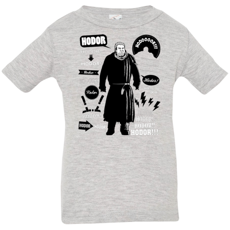 T-Shirts Heather / 6 Months Hodor Famous Quotes Infant Premium T-Shirt