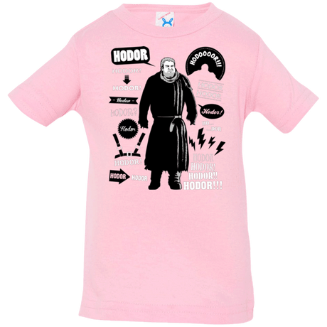 T-Shirts Pink / 6 Months Hodor Famous Quotes Infant Premium T-Shirt