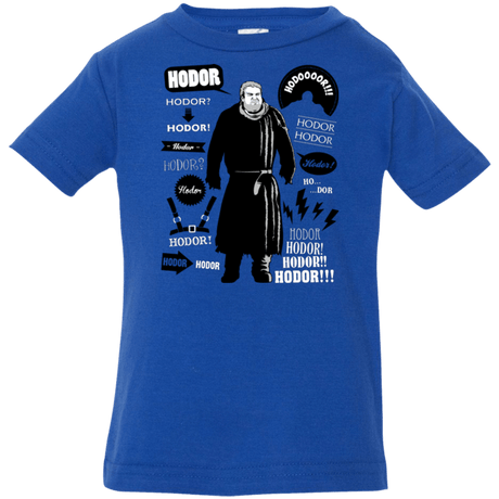 T-Shirts Royal / 6 Months Hodor Famous Quotes Infant Premium T-Shirt