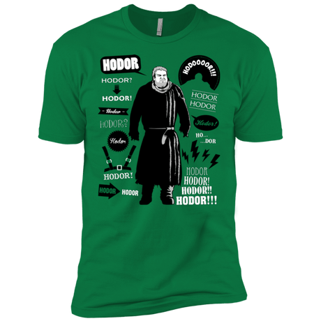 T-Shirts Kelly Green / X-Small Hodor Famous Quotes Men's Premium T-Shirt